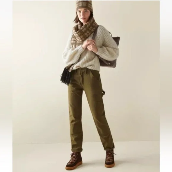 NEW Cole Haan Women's Summit Chukka Dark Chocolate Brown Plaid Lace Up Fur Boot - Picture 3 of 16